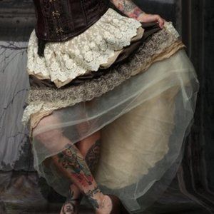 Steampunk Bustle and Skirt